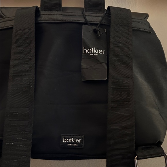 Botkier Black Backpack with Logo Straps NWT - Picture 2 of 6